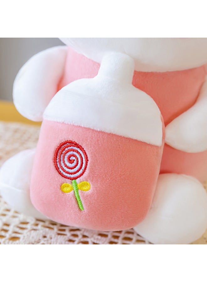 Internet Celebrated Baby Bottle Rabbit Plush Toy Cute Children's Doll Girl's Birthday Gift Little Rabbit Doll-Specifications:35cm (0.2kg)-Color:Bottle Rabbit - Image 5